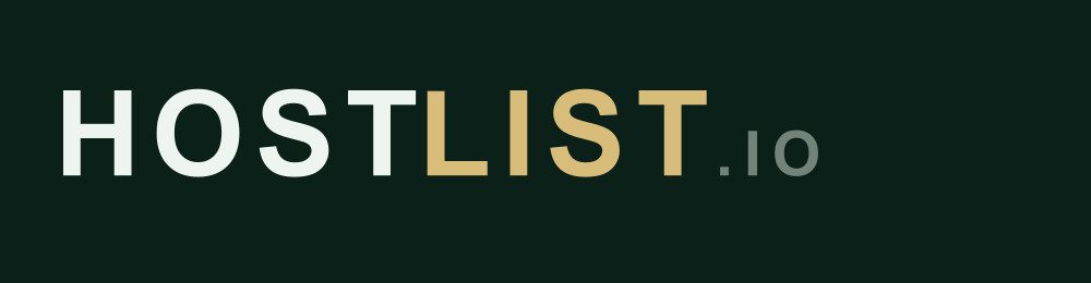 HostList.io wordmark